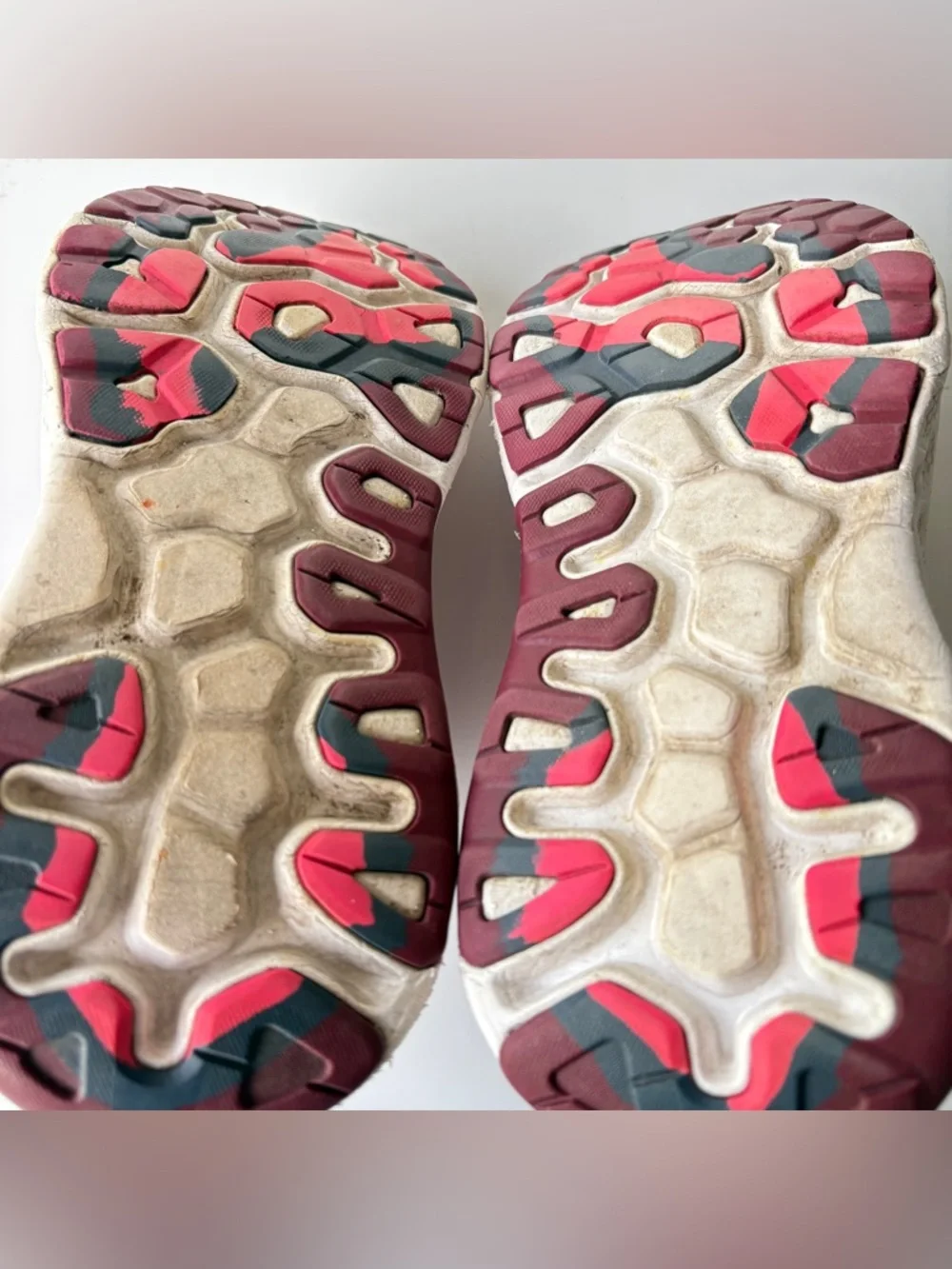 New Balance Women's Maroon and Pink Running Shoes